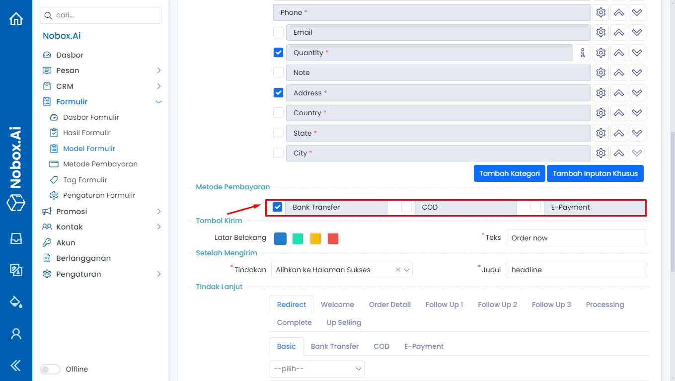 Penggunaan Metode Pembayaran