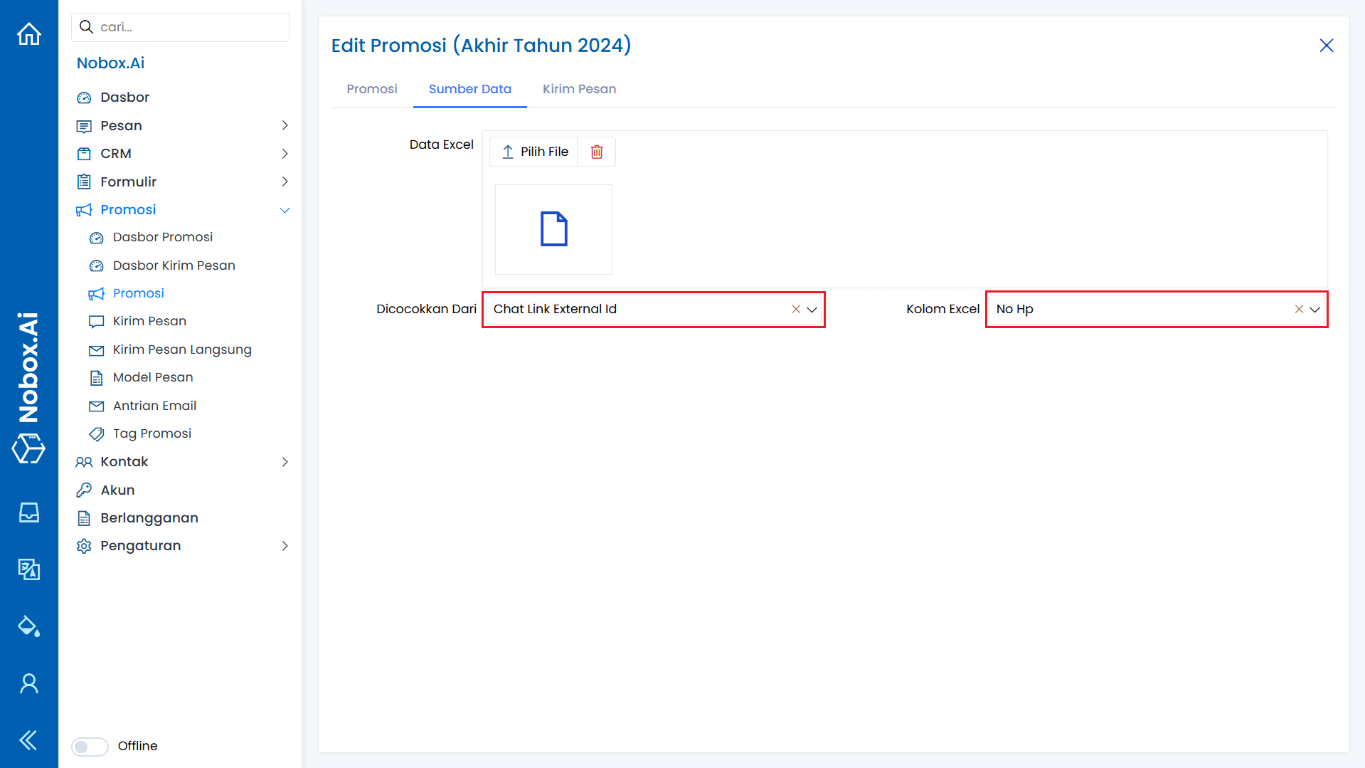 Konfigurasi Sumber Data